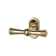 KeyloX 67R Kreuz Fenstergriff Messing poliert