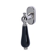 KeyloX 60R schwarz Fenstergriff Edelstahl poliert
