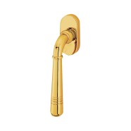 KeyloX 65R Fenstergriff Messing poliert