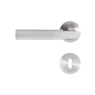 KeyloX 219R Türgriff Edelstahl matt Rundrosette