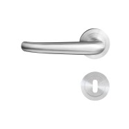 KeyloX 212R Türgriff Edelstahl matt Rundrosette