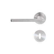 KeyloX 217R Türgriff Edelstahl matt Rundrosette