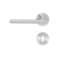 KeyloX 216R Türgriff Edelstahl matt Rundrosette