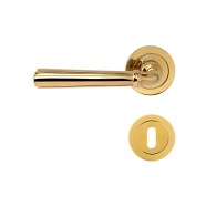 KeyloX 60R Türgriff PVD Gold Rundrosette