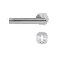 KeyloX 218R Türgriff Edelstahl matt Rundrosette