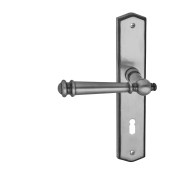 KeyloX 67LS-VI Türgriff Stahlgrau satiniert Langschild