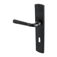 KeyloX 34RL Türgriff Zamak Schwarz Langschildgarnitur