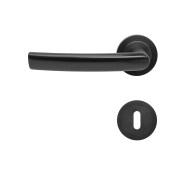 KeyloX 58RB GK3-Türgriff Schwarz Rundrosette