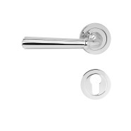 KeyloX 60R GK3-Türgriff Chrom Rundrosette