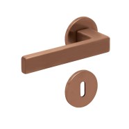 KeyloX 107RF PVD Kupfer matt Flachrosette Rund