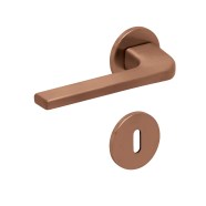 KeyloX 112RF PVD Kupfer matt Flachrosette Rund