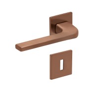 KeyloX 112EF PVD Kupfer matt Flachrosette Eckig