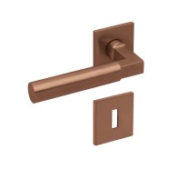 KeyloX 105EF PVD Kupfer matt Flachrosette Eckig