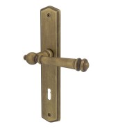 KeyloX 67LS-VII Türgriff Antik Bronze Langschild