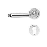 KeyloX 59R GK3-Türgriff Chrom Rundrosette