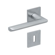 KeyloX 102EF Türgriff Chrom Flachrosette-Eckig
