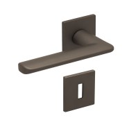 KeyloX 102EF Türgriff Titanium Flachrosette-Eckig