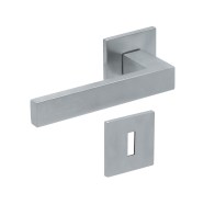 KeyloX 107EF Türgriff Chrom Flachrosette-Eckig