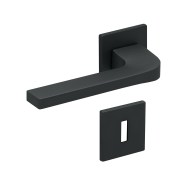 KeyloX 112EF Türgriff Schwarz Flachrosette-Eckig