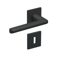 KeyloX 103EF Türgriff Schwarz Flachrosette-Eckig