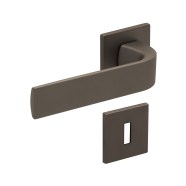 KeyloX 177EF Türgriff Titanium Flachrosette-Eckig