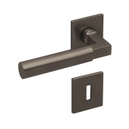 KeyloX 105EF Türgriff Titanium Flachrosette-Eckig