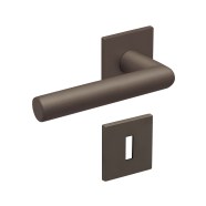 KeyloX 104EF Türgriff Titanium Flachrosette-Eckig