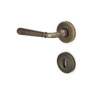 KeyloX 34R-II Türgriff Zamak-Antik-Brüniert Rundrosette
