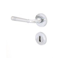 KeyloX 34R-III Türgriff Zamak-Chrom-poliert Rundrosette