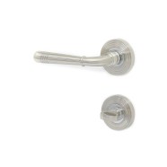 KeyloX 34R-II Türgriff Zamak-Mattnickel Rundrosette