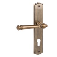 KeyloX 67LS-II Türgriff Messing-brüniert Langschild