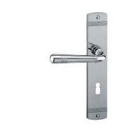 KeyloX 65LS GK3 Türgriff Chrom poliert Langschild