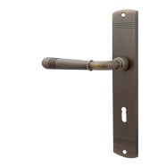 KeyloX 34RL Türgriff Zamak-antik-brüniert Langschildgarnitur
