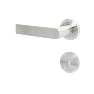 KeyloX 57R GK3-Türgriff Edelstahl matt Rundrosette