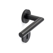 KeyloX 49RB GK3-Türgriff Tiefschwarz Rundrosette