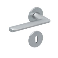 KeyloX 102RF Türgriff Chrom Flachrosette-Rund
