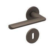 KeyloX 102RF Türgriff Titanium Flachrosette-Rund