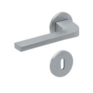 KeyloX 112RF Türgriff Chrom Flachrosette-Rund
