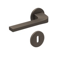 KeyloX 112RF Türgriff Titanium Flachrosette-Rund