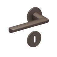 KeyloX 103RF Türgriff Titanium Flachrosette-Rund
