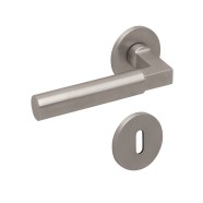 KeyloX 105RF Türgriff Nickel Flachrosette-Rund