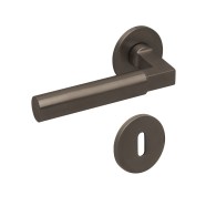KeyloX 105RF Türgriff Titanium Flachrosette-Rund