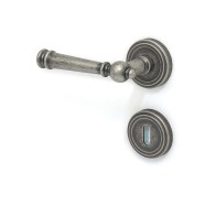 KeyloX 67R-VII Türgriff Antik Iron Rundrosette