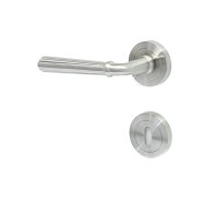 KeyloX 60R GK3-Türgriff Nickel matt Rundrosette