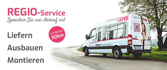 REGIO-Service im Umkreis von 50km um Osnabrück und Bramsche: Türen liefern, ausbauen und montieren.